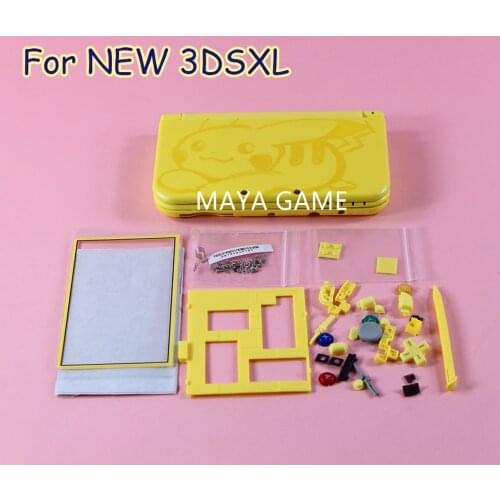 1set Replacement Housing Shell Case Original Full Set with Buttons Screws Console Case Faceplate Cover Plate For NEW 3DS LL/XL