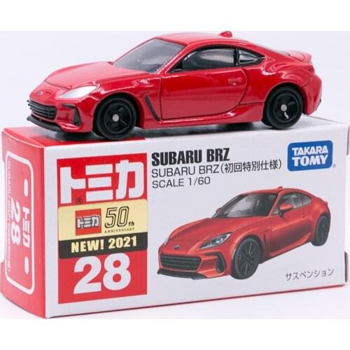 Takara Tomy Tomica No.28 Subaru BRZ Red Die-Cast Model 1st Special Edition Mini Car Figure for Boys #028