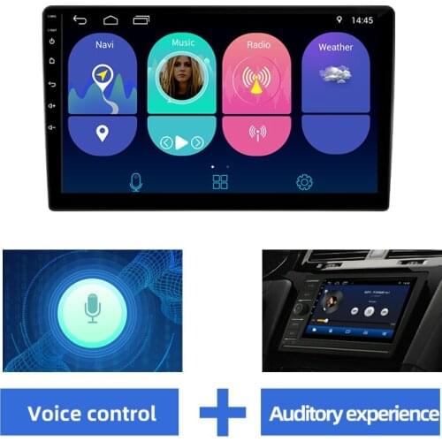 Universal Double Din Android Car Radio IPS Touch Screen Car Video BT GPS Navigation Streaming Media 10 Inch Car DVD Player