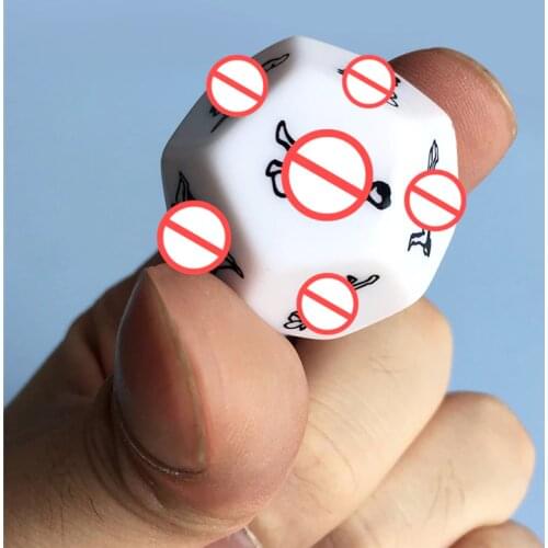 Adult Sex Toys For Women Couples Adult Games Funny Sex Dice 12 Sides Sex Romance Love Humour Gambling Erotic Craps Dice Bar Gift