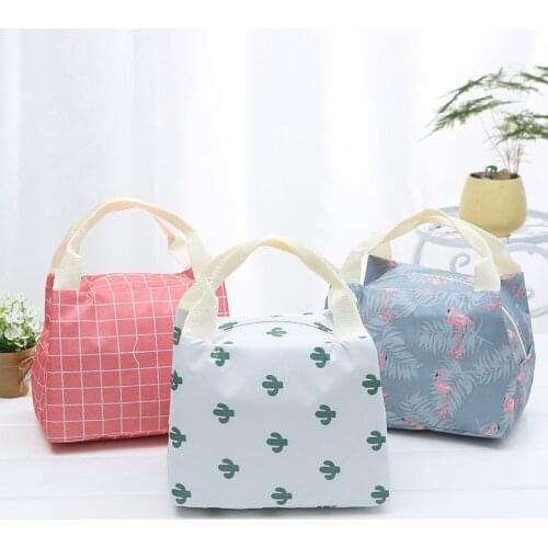 1pcs Portable Lunch Bag Outdoor Picnic Waterproof Insulation Package For Men Women Kids School Travel Lunchbox Storage Pocket