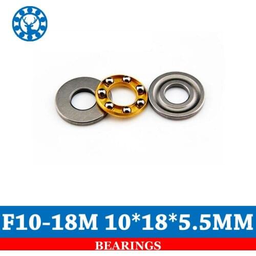 10pcs F10-18M Axial Ball Thrust Bearing 10mmX18mmX5.5mm Free Shipping