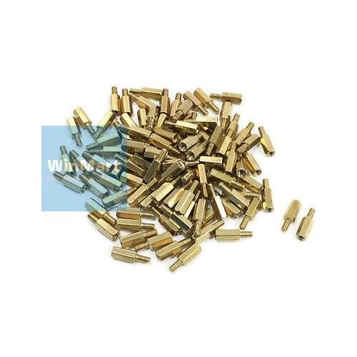 100Pcs M3x6mm Male to Female Thread Hex Standoff Hexagonal Spacer