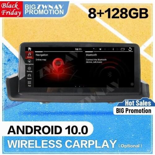 128G Carplay Android 10 Screen For BMW 3 Series E90 E91 2009 2010 2011 2012 GPS Video Radio Receiver Audio Stereo Head Unit