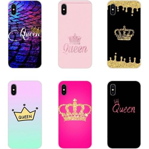 For Xiaomi Mi4 Mi5 Mi5S Mi6 Mi A1 A2 A3 5X 6X 8 CC 9 T Lite SE Pro Accessories Phone Shell Covers Princess crown