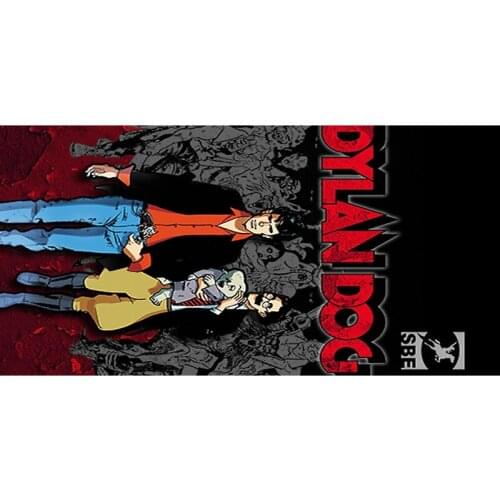 Bath Towel Bamboo Fiber Dylan Dog Pattern Printed Bathing Towel Absorbent Beach Towels Suit For Home Travel 140x70cm