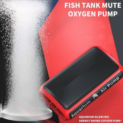 220V 3W 5W Silent Aquarium Oxygen Pump Mini Fish Tank Air Compressor Air Rise Air Pump for Fish Aerator Aquarium Accessories