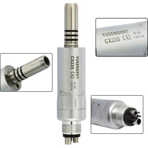 COXO Dental Low Speed Handpiece Air Turbine Dental Air Motor Midwest 4Holes Inner Water CX235-3B YUSENDENT
