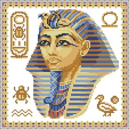 Egyptian beauty patterns Counted Cross Stitch 11CT 14CT 18CT DIY Cross Stitch Kits Embroidery Needlework Sets home decor