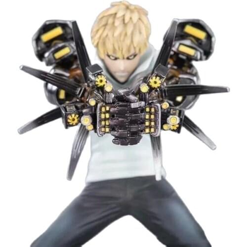 15cm Anime Figures One Powerful Punch Big Man Genos Incinerators Actiom Figures Toy PVC Model Action Figurine Collector Juguetes