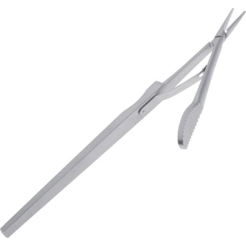 Surgical Holder Forceps Slim Line Narrow Ligature Clamp Matte Design