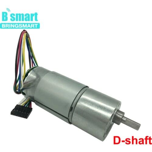 JGB37-540B 12 Volt Gear Motor DC 24V With Encoder Motor 7-960RPM CW CCW And Speed Control 16 Pulses DC Motor High Torque