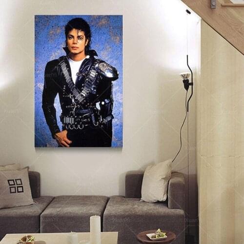 Picture Oil Painting Canvas Painting Famous Star Michael Jackson Home Decaration For Living Room Printing On Canvas(No Frame)
