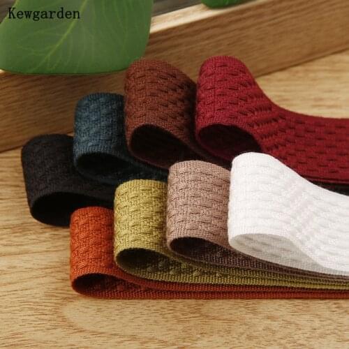 Kewgarden DIY Make Hair Bows Accessoriess Handmade Crafts Sewing 1.5" 1" 10mm 25mm 38mm Cotton Ribbon Gift Packing 10 Yards