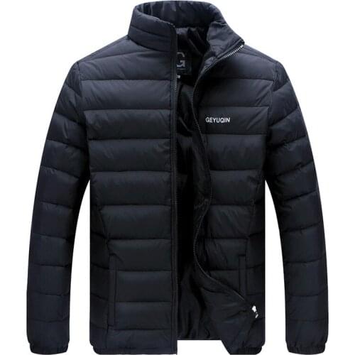 White Duck Down Mens Winter Jacket Ultralight Down Jacket Casual Outerwear Snow Warm Fur Collar Brand Coat Parkas Men Clothes