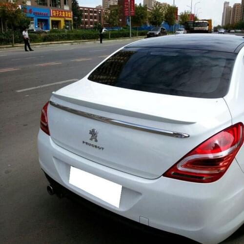Suitable for 2012-2015 peugeot 308 lip spoiler ABS material dedicated Tail modified highquality car rear wing primer color