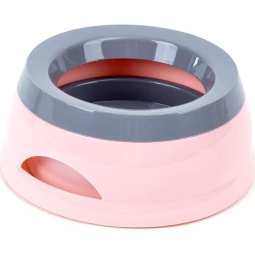 750ml pet drinking bowl car anti slip splash not wet mouth floating bowl health and safety travel
