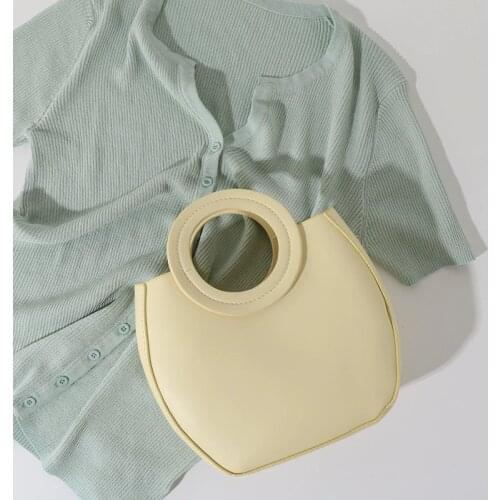 Circle Handbags Luxury 2021 Mini Brands Leather Bucket Bag High Quality Basket Bags Women Shoulder Bag Sac De Luxe Femme