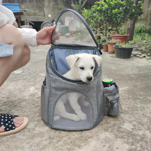 Outdoor Dog Cat Backpack Carrier Breathable Pet Bag Travel Camping Multifunctional Pet Convenient Foldable Pet Backpack
