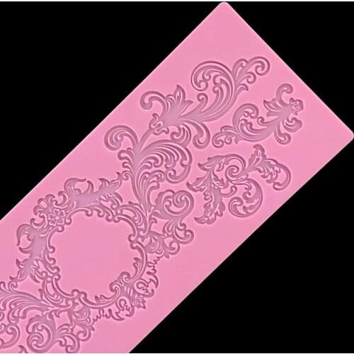Minsunbak Silicone Lace Mold Sugarcraft Fondant Mold Wedding Cake Decoraton Tools Chocolate Gumpaste Mold
