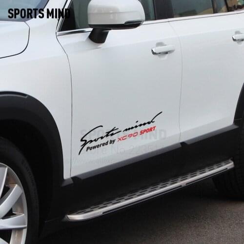 Sports Mind Reflective Waterproof Car-Styling Vinyl Body Sticker Decal exterior accessories For volvo XC90 accessories