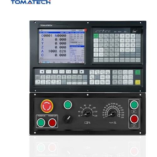 TOMATECH TAC2005M 8 Inch Screen 5 Axis CNC Milling Router Controller With PLC Function