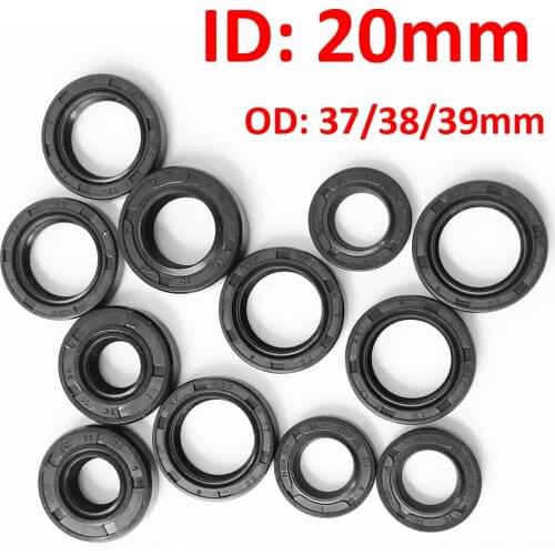 1PCS NBR Skeleton Oil Seal TC Nitrile Rubber 20*37*10 20*37*6 20*37*7 20*37*8 20*38*5 20*38*7 20*39*6 MM