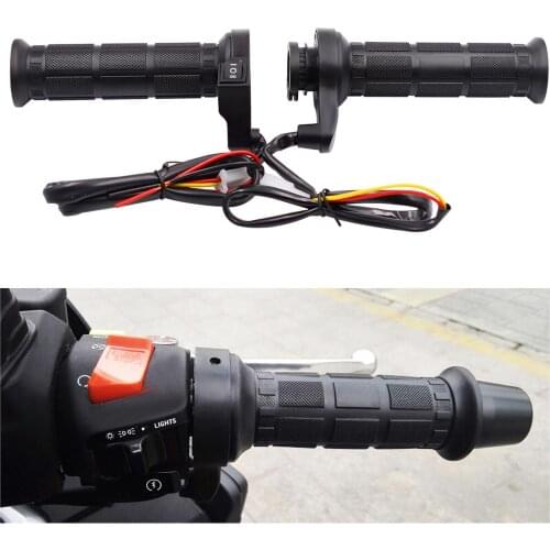 1 Pair 12V 4 Levels of Temperature Adjustment Rubber Energy-saving Motorcycle Electric Heated Hand Warmer Motorcycle Accessories