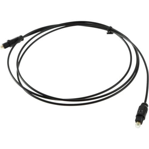 1 pcs 1.5M Digital Optical Audio Optic Fiber Cable Black TV power amplifier soft Cable Drop Shipping jul 6