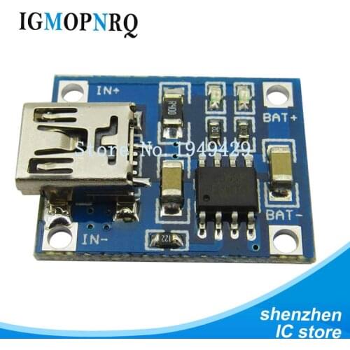 10pcs Lithium Battery Charger Module Board mini 5v USB 1A li-ion Battery charger TP4056 Hot sale