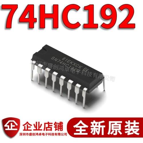100% New&original SN74HC192 SN74HC192N 74HC192 DIP-16 -/ In Stock (5pcs/lot)