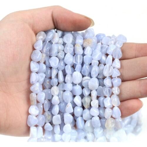 5*8mm Oval Shape Gravel Stone Beads Natural Purple Agates Loose Beads For Jewelry Making DIY Necklace Bracelet Accessories 15