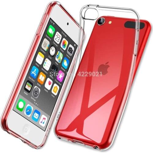 For Apple iPod Touch 5 / Touch 6 7 Case Soft TPU Silicone Back Case Crystal Transparent Slim Anti Slip Shockproof Cover Case