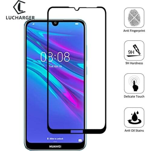 Case for Huawei y6 prime 2019 Tempered Glass Screen Protector Cover on y 6 pro 6y y62019 y6prime Protective Phone Coque Bag 6.09