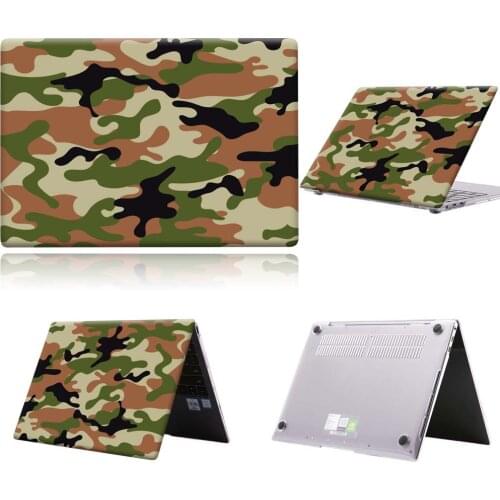 PC New Khaki Camouflage Laptop Case For Huawei MateBook 13/13 AMD Ryzen/14/D14/D 15/X 2020/X Pro/Pro 16.1/Honor MagicBook 14/15