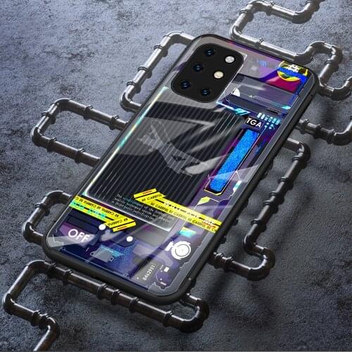 Case for Oneplus 8 tempered glass protective innovative Travel style new phone cover for one plus 1+ 8T 6t oneplus 7 7T 8 8t pro