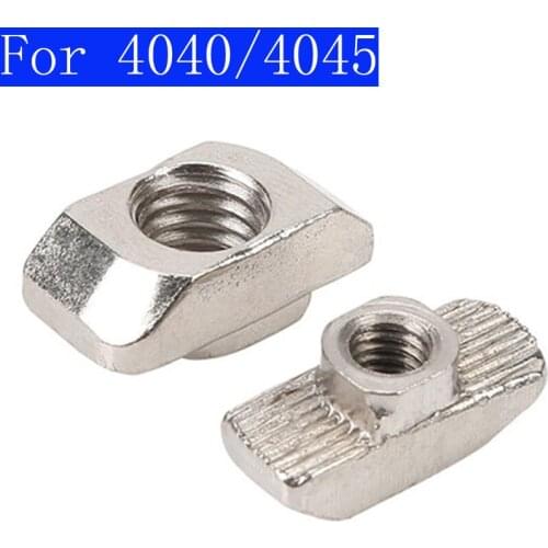 For 4040 4545 aluminum Extrusion T Slot nuts Aluminum profiles Nut, M4/M5/M6/M8 Nuts