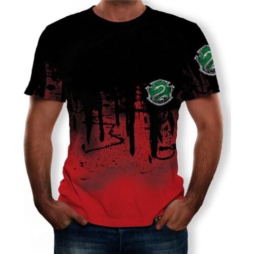 Red Flaming T-shirt 2020 Mens Womens T-shirt 3D Printing Green Viper Casual Top Anime Camiseta Streetwear Short Sleeve T-shirt