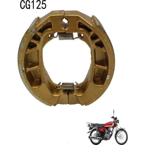 Z002 1PC Motorcycle Front and Rear Brake Pads for CG125 GN125 GS125 Brake Block Shoe For Suzuki Honda