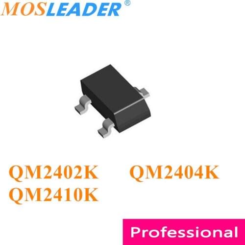 Mosleader QM2402K QM2404K QM2410K SOT23 3000PCS QM2402 QM2404 QM2410 N-Channel 20V 3A 4.2A 4.8A Chinese High quality