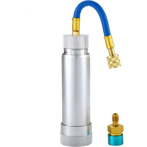 Yetaha 1 Set R134A R22 R12 R1234YF Air Conditioning Oil Injector Kit With R1234YF Low Side Quick Coupler Car Accessories