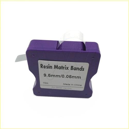 Dental STRIPROLL restoration Light cured resin clear matrix bands for anterior