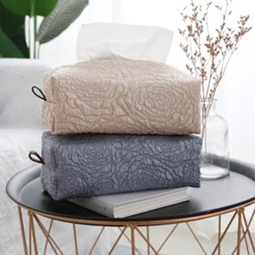Embossed Tissue Box Car Toilet Pumping Box Home Living Room Decoration Napkin Paper Holder Desktop Storage Bag