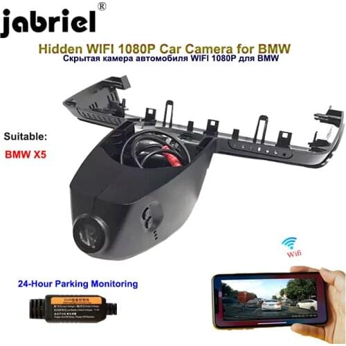 Jabriel Hidden wifi 1080P Dash cam Car Camera car dvr for BMW X5 G05 F15 e70 e53 2014 2016 2017 2018 2019 android accessories