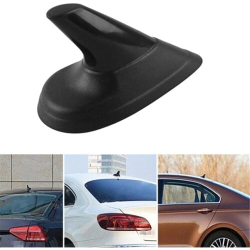 Car Universal Super Shark Fin Antenna Special Car Radio Aerials Piano Paint Stronger Signal Car Stickers Exterior Parts Decorate