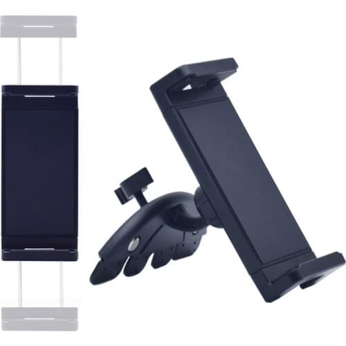 Universal 5-13 Inch Tablet Phone Holder Car CD Slot Stand Bracket Mobile Phone Holder Mount Stand Rotatable for IPad Samsung Pad