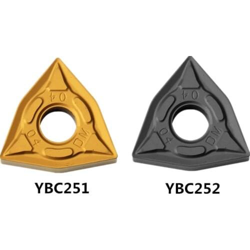 WNMG080404-DM WNMG080408-DM YBC251 YBC252*10pcs Turning Inserts,Cutting blade for Holder MWLNR/WWLNR,Turning tip for Steel