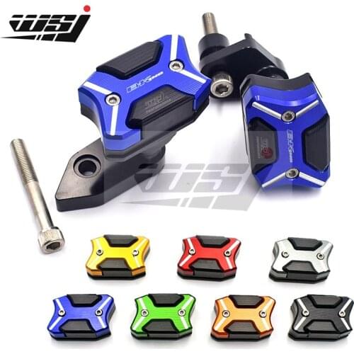 WSJ For GSXS1000 GSX1000S BK1300 BK 1300 2015 2016 Accessories Falling Protection Frame Slider Fairing Guard Anti Crash Pad Prot