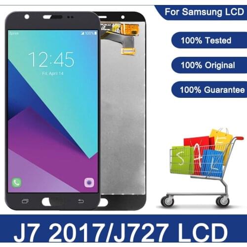 5.5" J727 Lcd For Samsung Galaxy J7V LCD Display Touch Screen Digitizer Replacement For Samsung J727 J727P Display Screen Repair