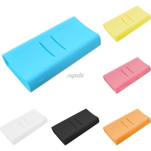 1pc Anti-slip Silicone Protection Case Cover For Xiaomi mi 2C 20000mAh Powerbank